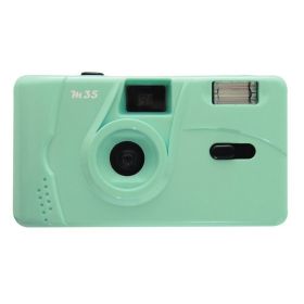 For Kodak Film Camera Vintage M35 Non-Disposable Retro Film Machine Manual Reusable Film Camera with Flash Function (Color: Green)