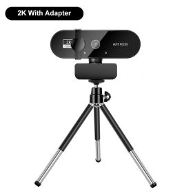 Webcam 4K 2K Web Cam Webcan 1080P Webcam With Microphone Tripod Autofocus Mini Usb Camera To Computer Full Hd For PC Mac Laptop (Ships From: China)